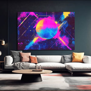 Solar Pulse Cyberpunk Art | MusaArtGallery™
