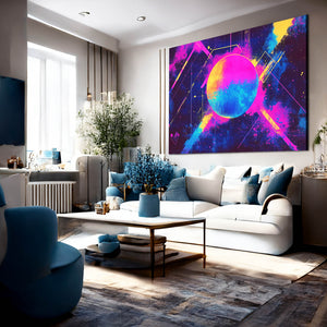 Solar Pulse Cyberpunk Art | MusaArtGallery™