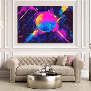 Solar Pulse Cyberpunk Art | MusaArtGallery™