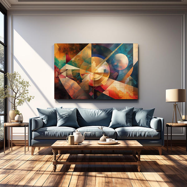 Solar Symphony Geometric Art | MusaArtGallery™