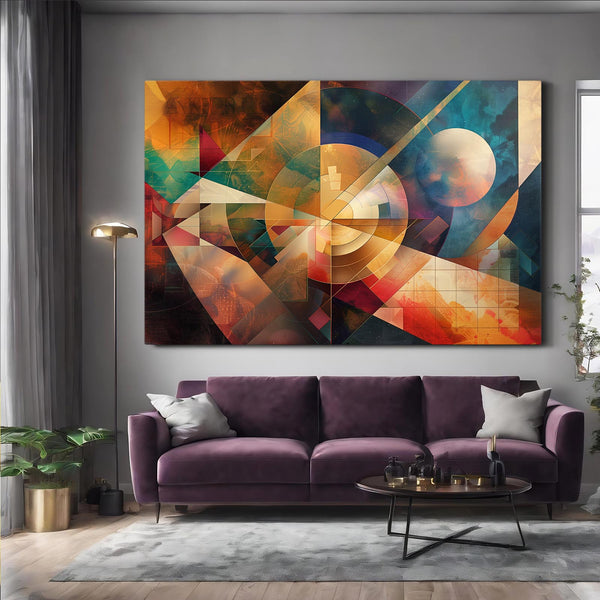 Solar Symphony Geometric Art | MusaArtGallery™