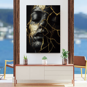 Soul Black Abstract Art