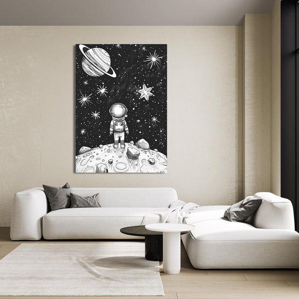 Space And Stars Astronaut Art  | MusaArtGallery™