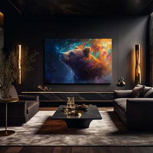 Space Bear Wall Art