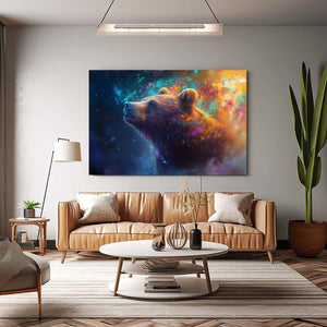 Space Bear Wall Art