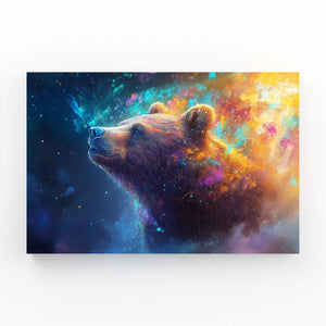 Space Bear Wall Art
