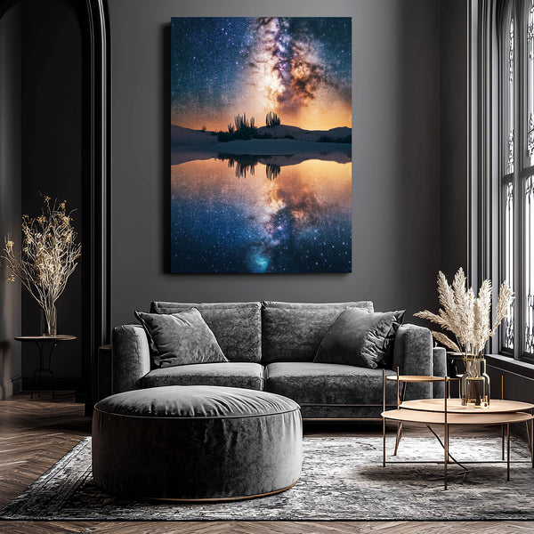 Space Cactus Art Print