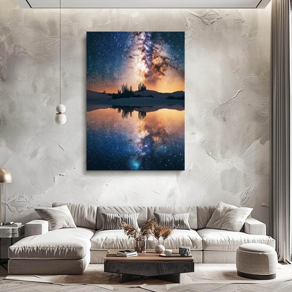 Space Cactus Art Print