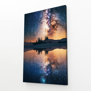 Space Cactus Art Print