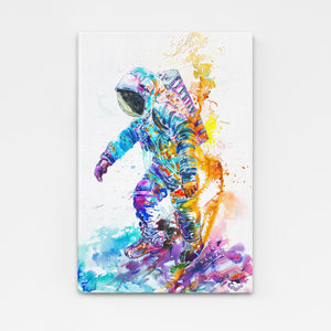 Space color Astronaut Art  | MusaArtGallery™