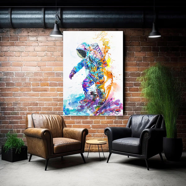 Space color Astronaut Art  | MusaArtGallery™