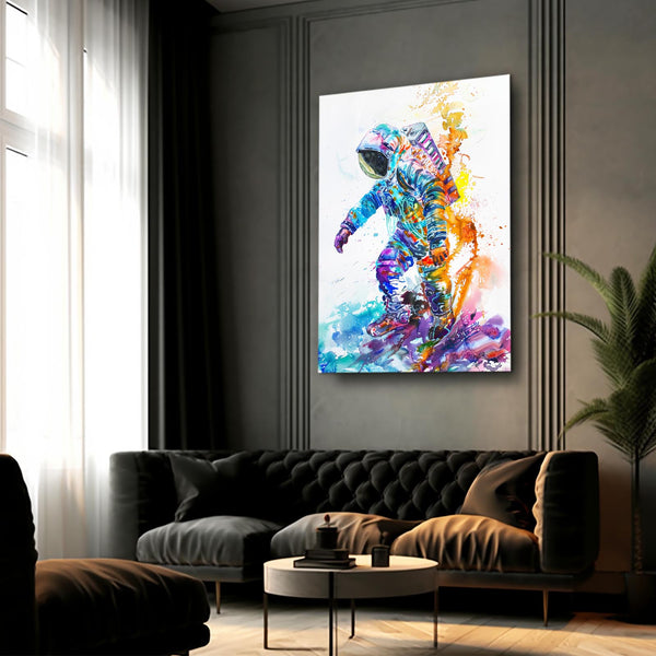 Space color Astronaut Art  | MusaArtGallery™