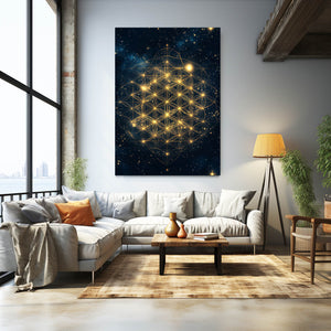 Space Flower Of Life Art