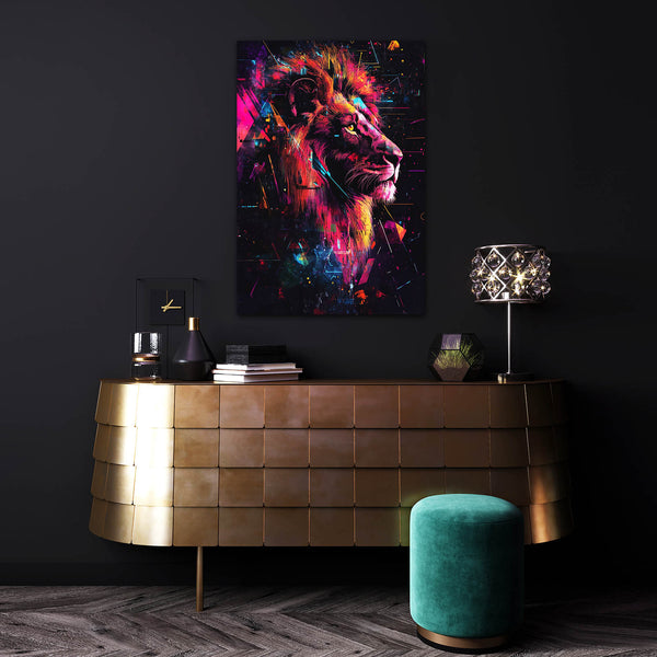 Spectral Lion Wall Art | MusaArtGallery™