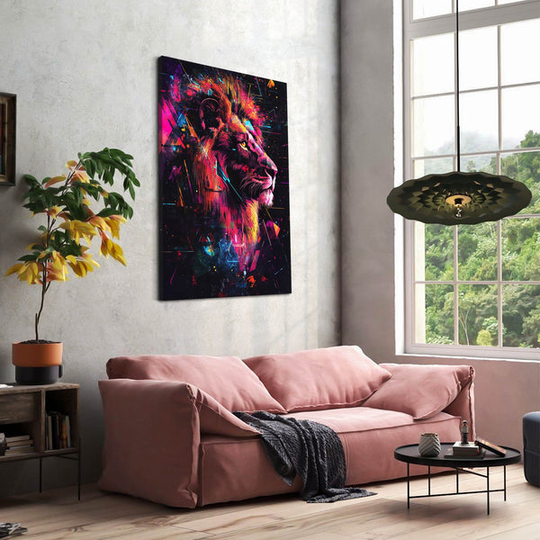 Spectral Lion Wall Art | MusaArtGallery™