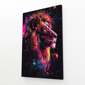 Spectral Lion Wall Art | MusaArtGallery™