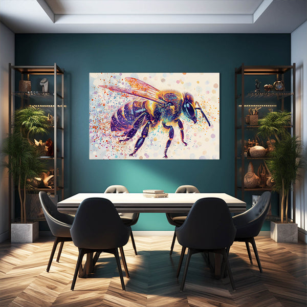 Spectrum Burst Bee Art | MusaArtGallery™