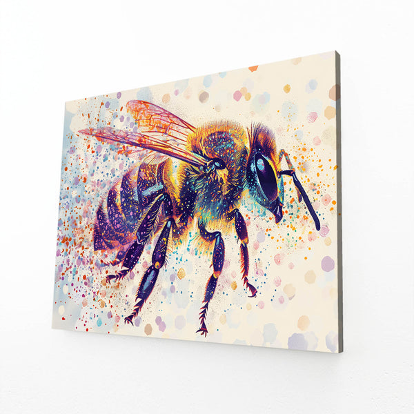 Spectrum Burst Bee Art | MusaArtGallery™