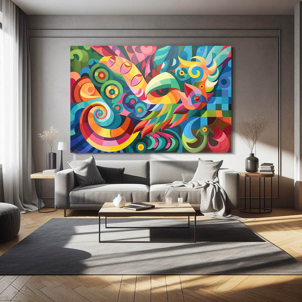 Spiral Motion Mexican Wall Art | MusaArtGallery™