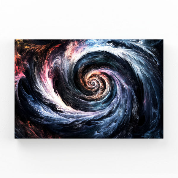 Spirale Black Abstract Art