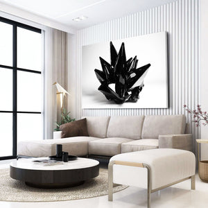 Spirale Black Abstract Artwork