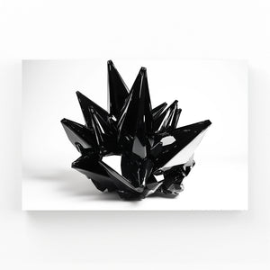 Spirale Black Abstract Artwork