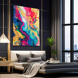 Splash Color Abstract Art | MusaArtGallery™