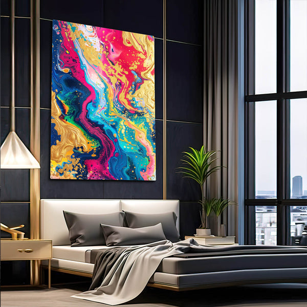 Splash Color Abstract Art | MusaArtGallery™