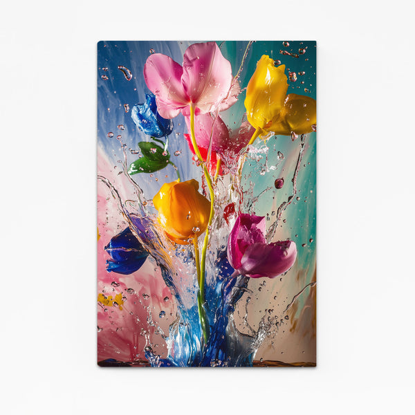 Splash Flower Wall Art