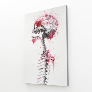 Splatter Skull Art | MusaArtGallery™