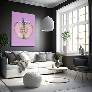 Split Apple Art