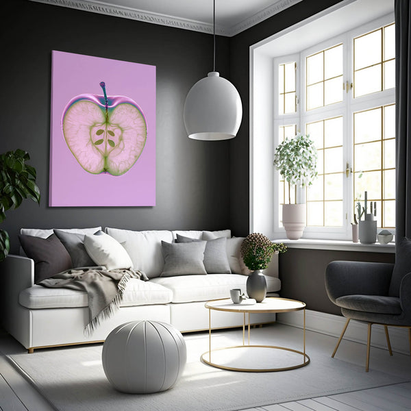 Split Apple Art
