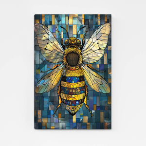 Stained Glass Bee Art | MusaArtGallery™