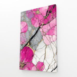 Stained Glass Cherry Blossom Flower Art