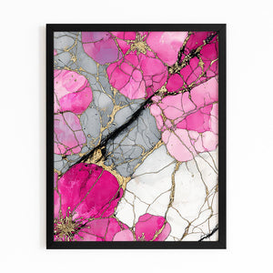 Stained Glass Cherry Blossom Flower Art
