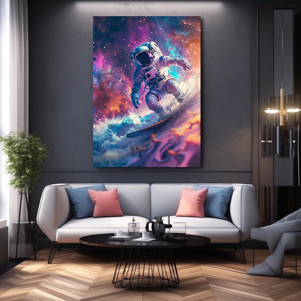 Star Surf Astronaut Art  | MusaArtGallery™