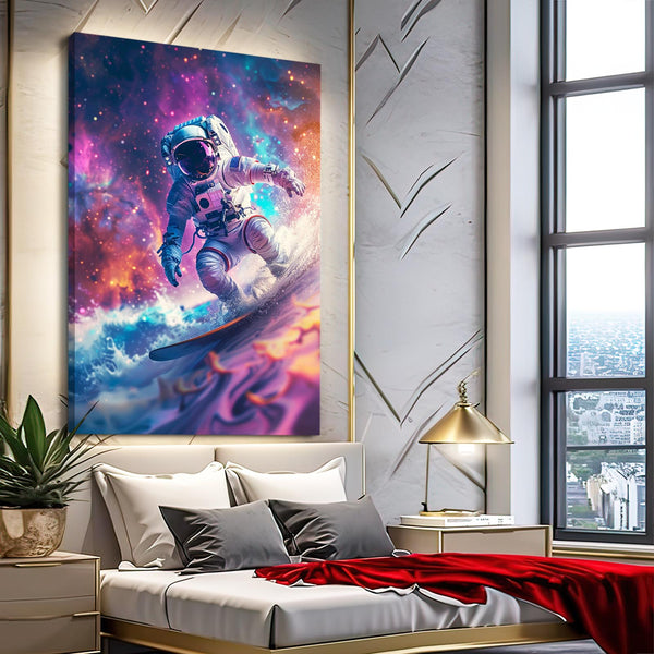 Star Surf Astronaut Art  | MusaArtGallery™