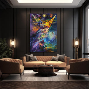 Starburst Prism Geometric Art | MusaArtGallery™