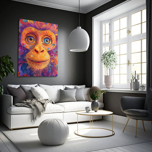 Staring Monkey Art