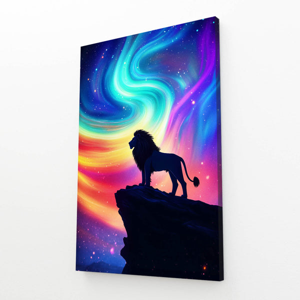 Starlit Lion Wall Art | MusaArtGallery™