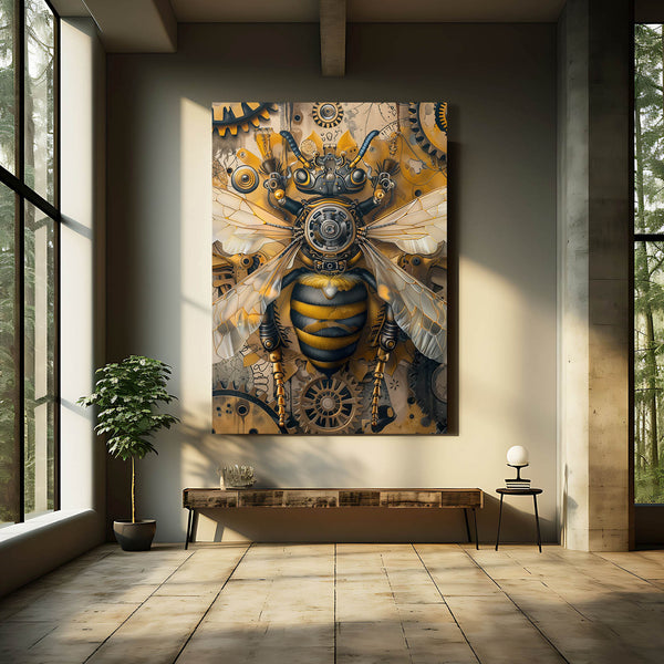 Steampunk Bee Art | MusaArtGallery™