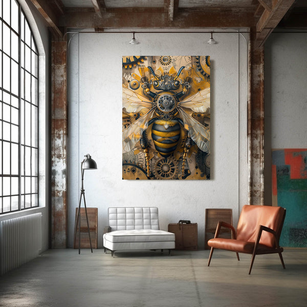 Steampunk Bee Art | MusaArtGallery™