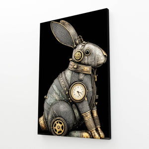 Steampunk Bunny Rabbit Wall Art