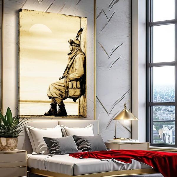 Steampunk Bunny Wall Art