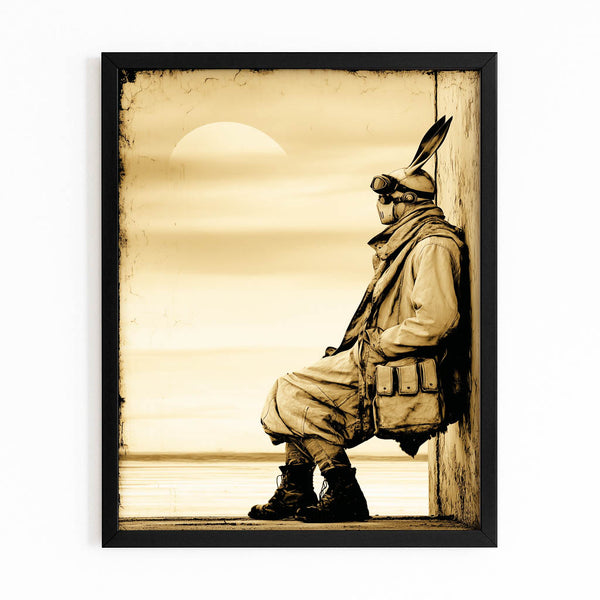 Steampunk Bunny Wall Art