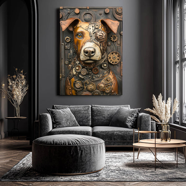 Steampunk Dog Art