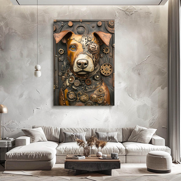 Steampunk Dog Art