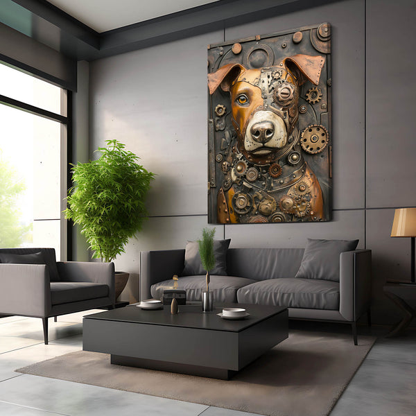 Steampunk Dog Art