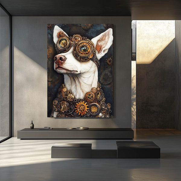 Steampunk Dog Wall Art