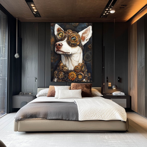 Steampunk Dog Wall Art
